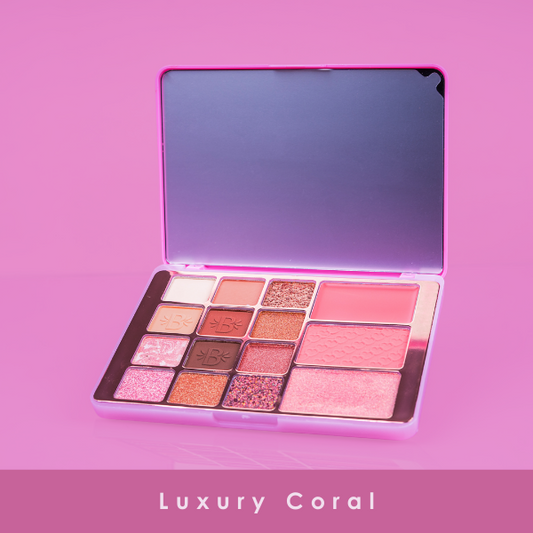 Paleta de Sombras Luxury 12 Tonos + Rubores e Iluminador Bloomshell BL-S143 T02