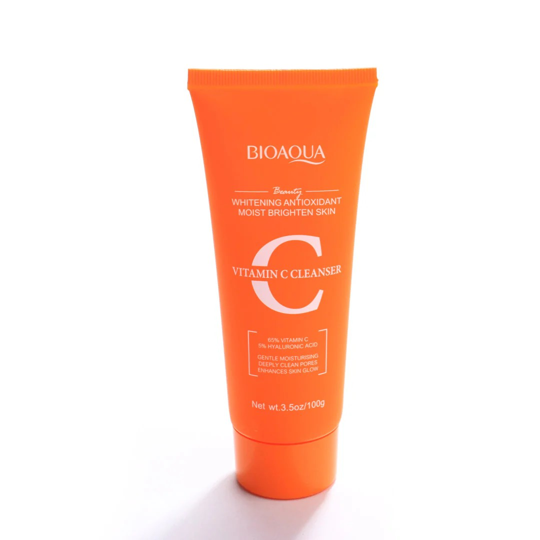 Jabon Facial con Vitamina C Y Acido Hialuronico 100g BQY18885 Bioaqua