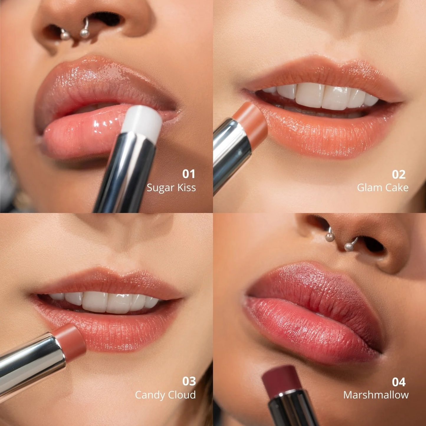 Hidratante de Labios Lip Balm Larga Duracion Anik - T02 Glam Cake