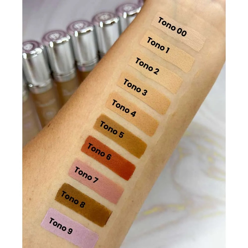 New: Corrector Liquido Alta Cobertura My Concealer Blomshell BL1010 Tono 02