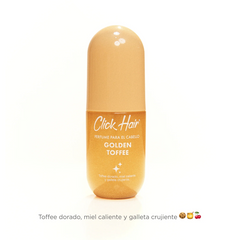 Perfume Capilar Con Glitter Golden Toffe 100ml Click Hair