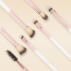 Kit de Brochas de Ojos x 6 Unidades Pink Rose MYK-251