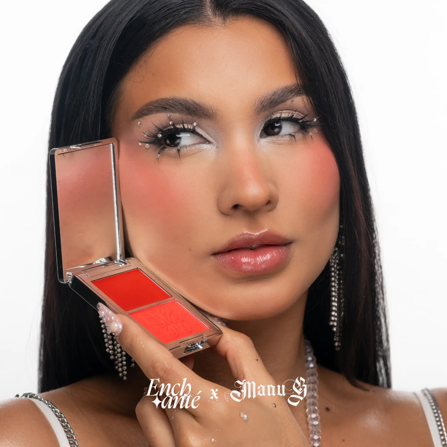 Rubor Vibrant Blush Duo Mermaid Blood Colección By Manu G Enchanté EC031