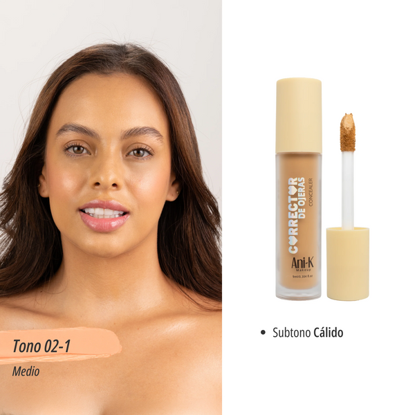 Nuevo! Corrector Liquido Alta Cobertura Bonita Anik - Tono 02-1 CA2668