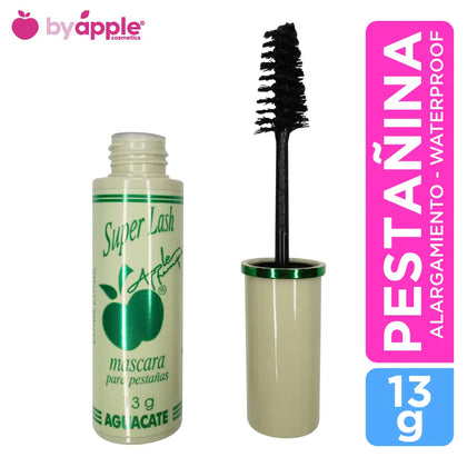 Pestañina Super Lash Aguacate Cepillo Pino - By Apple 13g