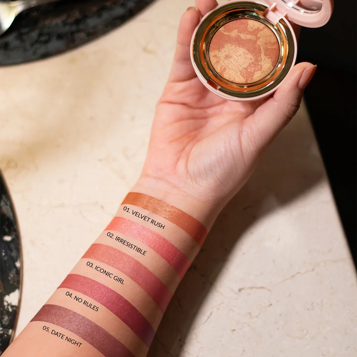 Rubor en Polvo Mineralizado Velvet Glam Samy T05