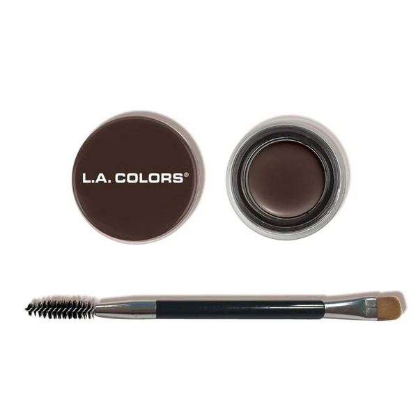 Pomada Para Cejas Browie Wowie Con Aplicador LA Colors Tono Dark Brown CBBP782