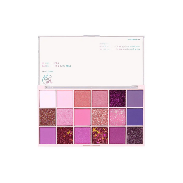 Paleta De Sombras x18 Tonos Matte/Luminosos True Lover T01