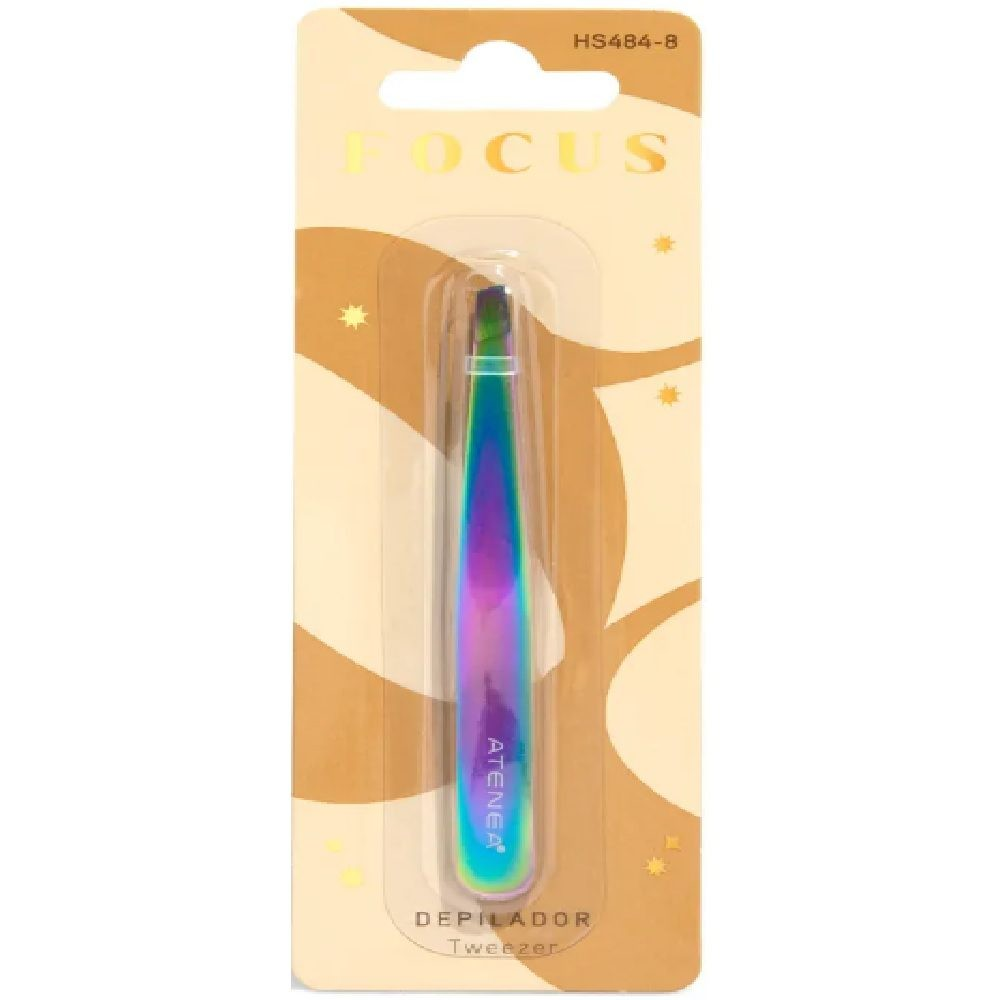 Depilador Diagonal Con Punta Fina Fucsia/Azul Atenea Profesional