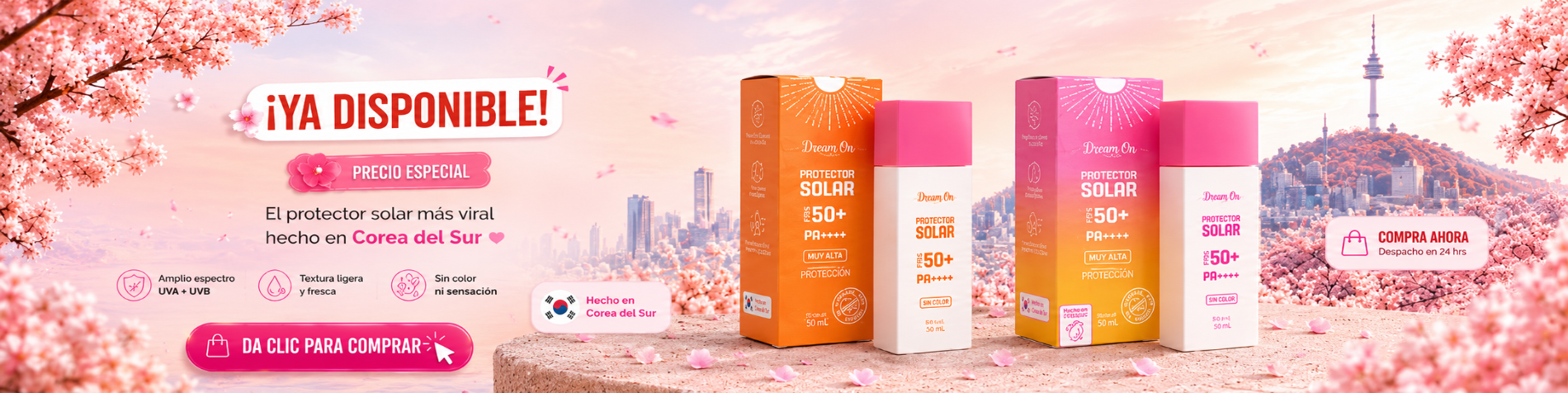 Protector solar Dream On Cosmetics