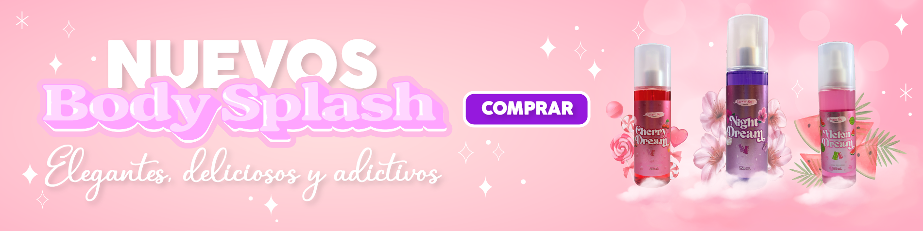 Productos de maquillaje y skincare Dream On Cosmetics