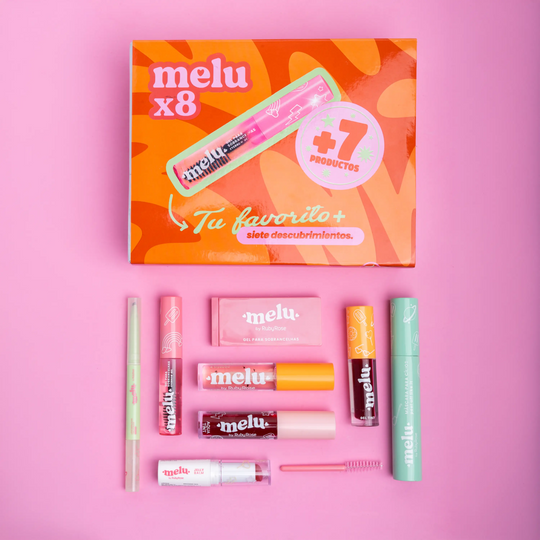 Kit Caja Melu Favoritos: Gel Cejas Melu + 7 Productos Sorpresa KT-FEVE-ME07