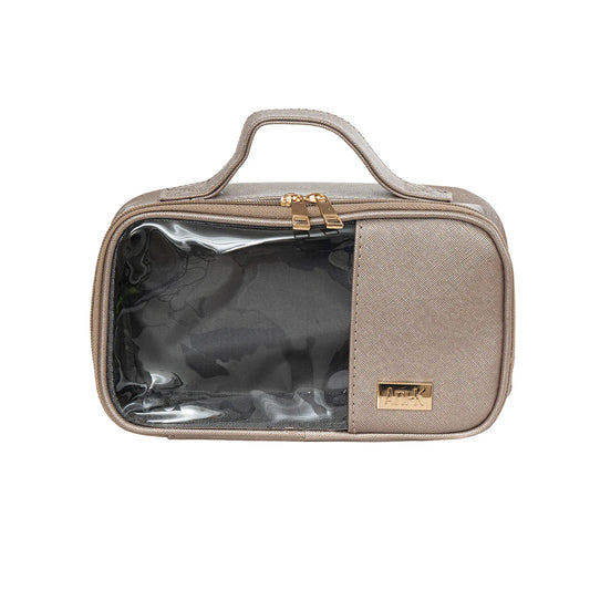 Cosmetiquera Classy Negra O Plateada Anik CA2456