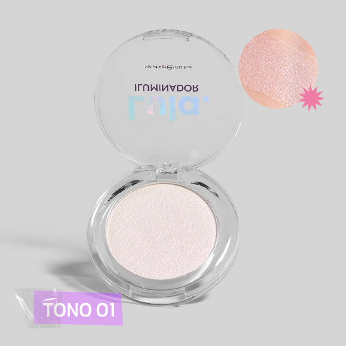 Iluminador En Polvo Empaque Transparente Lula T01