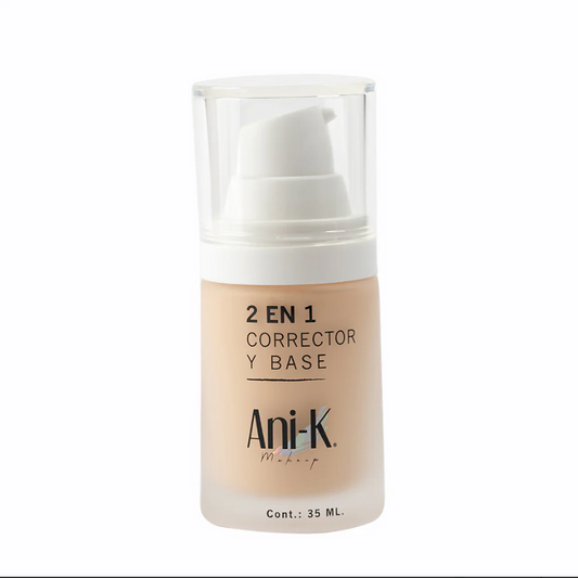 Base + Corrector Anik Bonita Empaque Vidrio CA1862 - Tono 01 Katy