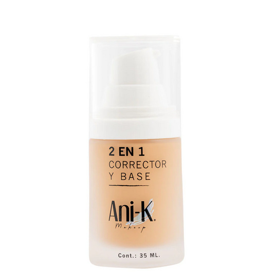 Base + Corrector Anik Bonita Empaque Vidrio CA1862 - Tono 03 Dua