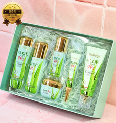 Kit Aloe Vera Bioaqua: Jabón, Tónico, Serum, Crema, Locion, Contorno ojos
