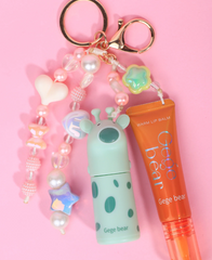 Llavero-Duo-Tinta-Matte-Tonos-Varios+-Lip-Balm-Magico-Gege-Bear-