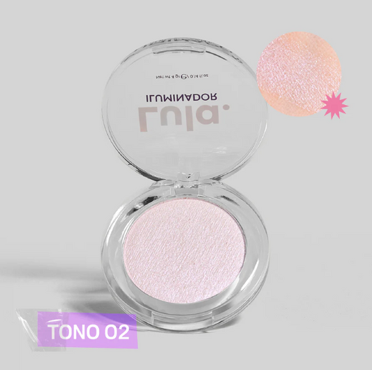 Iluminador En Polvo Empaque Transparente Lula T02