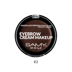 Pomada Para Cejas Cremosa Samy Tono #2 Oscuro