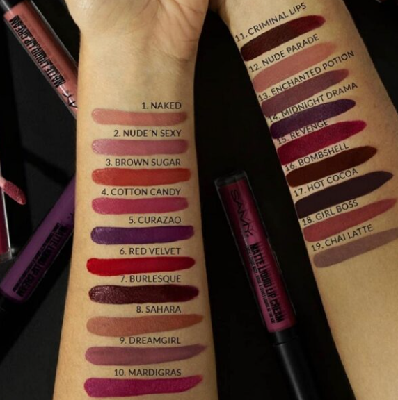 Labial Liquido Soft Matte Lip Cream Samy T05