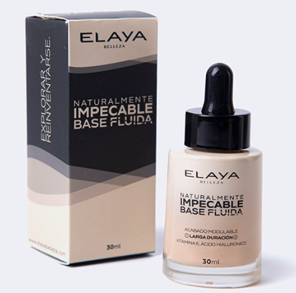 Base Fluida Con Vitamina E y Acido Hialuronico Elaya 2,2 Natural