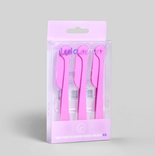 Set De Perfiladores Para Cejas Plegables X3 Lula PFLUX3