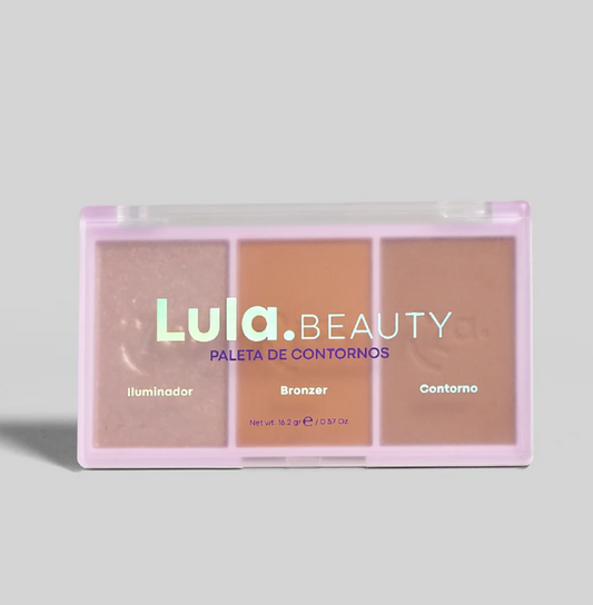Paleta De Contornos E Iluminador En Polvo Lula SMB504