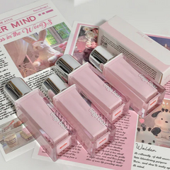 Lip Gloss Con Color Tapa Plateada Gege Bear GX1105 - Tono 734 Fucsia
