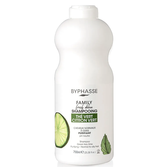 Shampoo Con Té Verde  Para Cabello Normal A Graso 750ML By Phasse