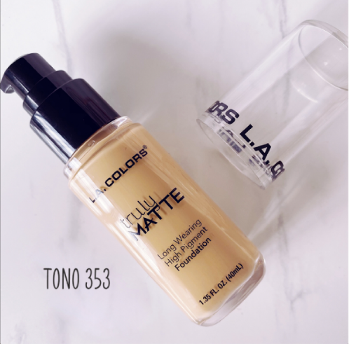 Base Alta Cobertura Truly Matte LA Colors - Nude CLM353