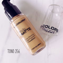 Base Alta Cobertura Truly Matte LA Colors - Sand CLM356