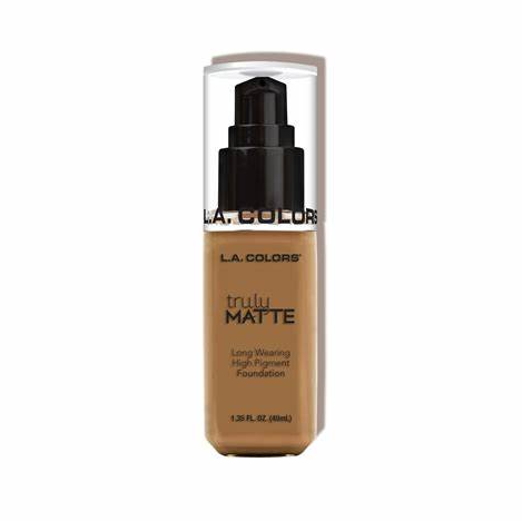 Base Alta Cobertura Truly Matte LA Colors - Warm Caramel CLM362