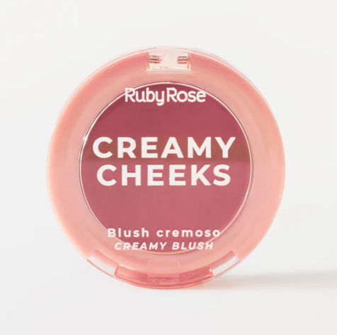 Rubor en Polvo Compacto Creamy Cheeks Sand Brown Ruby Rose HB-M002