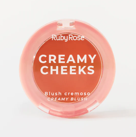 Rubor en Polvo Compacto Creamy Cheeks Peachy Vibe Ruby Rose HB-M002