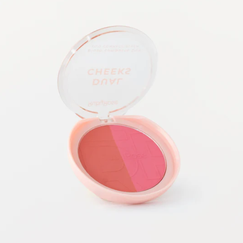 Duo Rubor Compacto Cheeks Fuchsia Ruby Rose HB-M003
