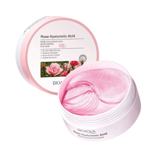 Tarro de Parches de Colágeno para Ojeras RosAS Y  Hialuronico Bioaqua BQY93356