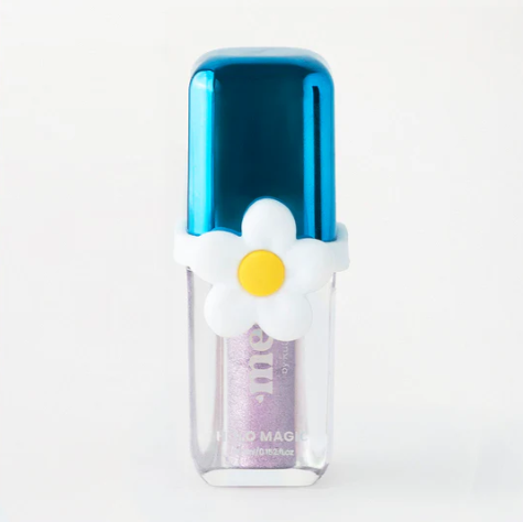 Sombra E Iluminador Liquido Colección Pitufos Tono Purple Ruby Rose PT-1001