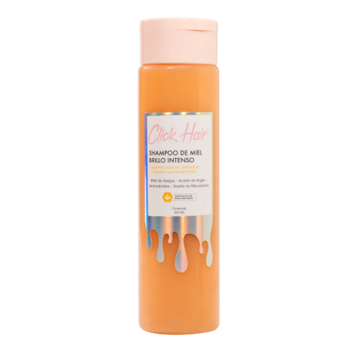 Shampoo De Miel Brillo Intenso Click Hair 300ml