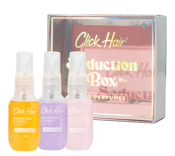Kit Mini Perfumes Mix  x3 Unidades Click Hair 40ml