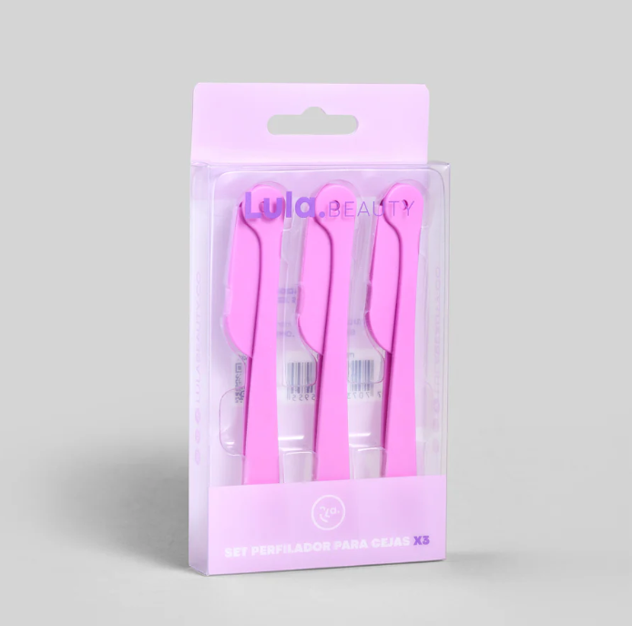 Set De Perfiladores Para Cejas Plegables X3 Lula PFLUX3