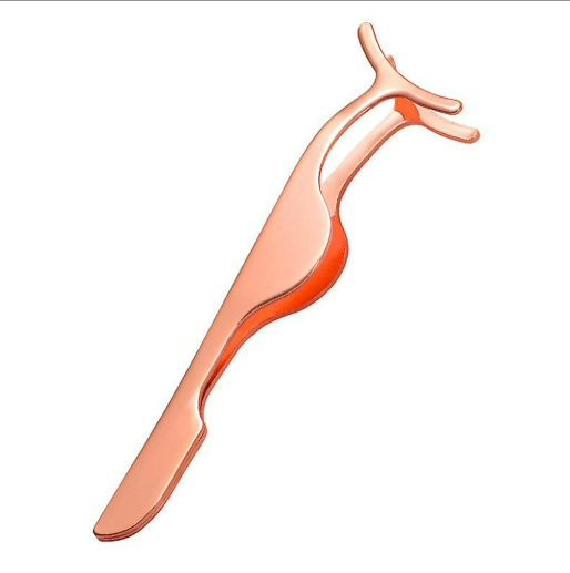 Pinza Para Pestañas Profesional Oro Rosa OG