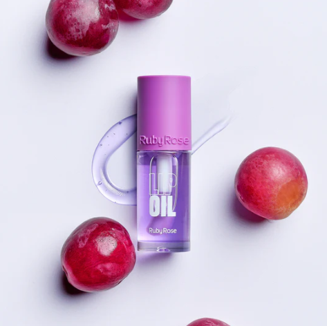 Lip Oil Brillo de Labios Transparente Ruby Rose HB-8225.