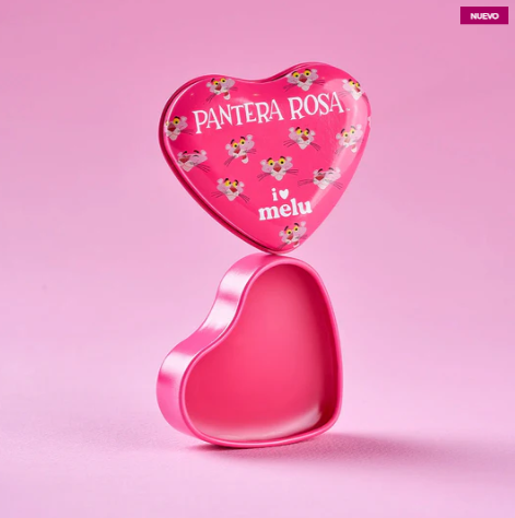 Balsamo Hidratante Para Labios Melu Colección Pantera Rosa- Frutos Rojos