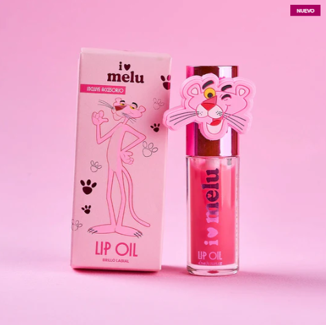 Lip Oil Brillo de Labios Melu colección Pantera Rosa - Chic Gloss