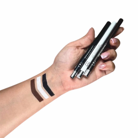 Lapiz de Ojos Retractil en Color Cafe Aprueba de Agua Keep Your Balance OG H751