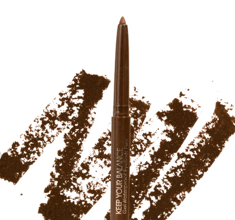 Lapiz de Ojos Retractil en Color Cafe Aprueba de Agua Keep Your Balance OG H751