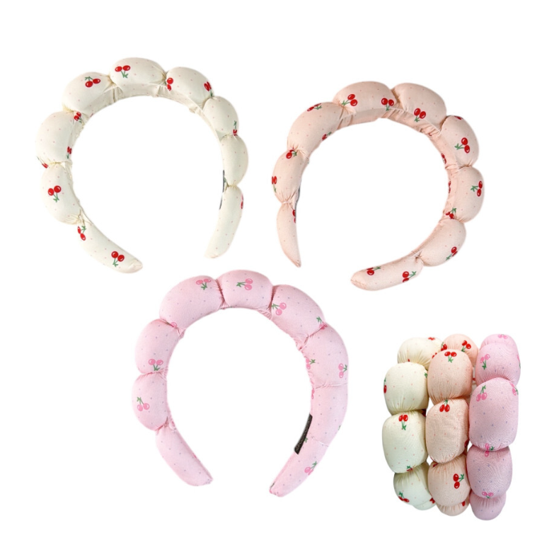 Balaca Para Skincare Puffy Estampado Cerezas