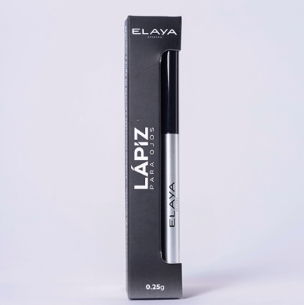 Lapiz Negro Para Ojos Retractil Larga Duracion Elaya E067