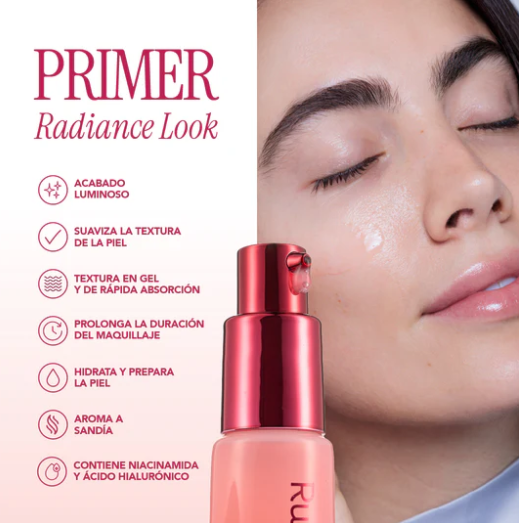 Primer Hidratante Radiance Look Ruby Rose